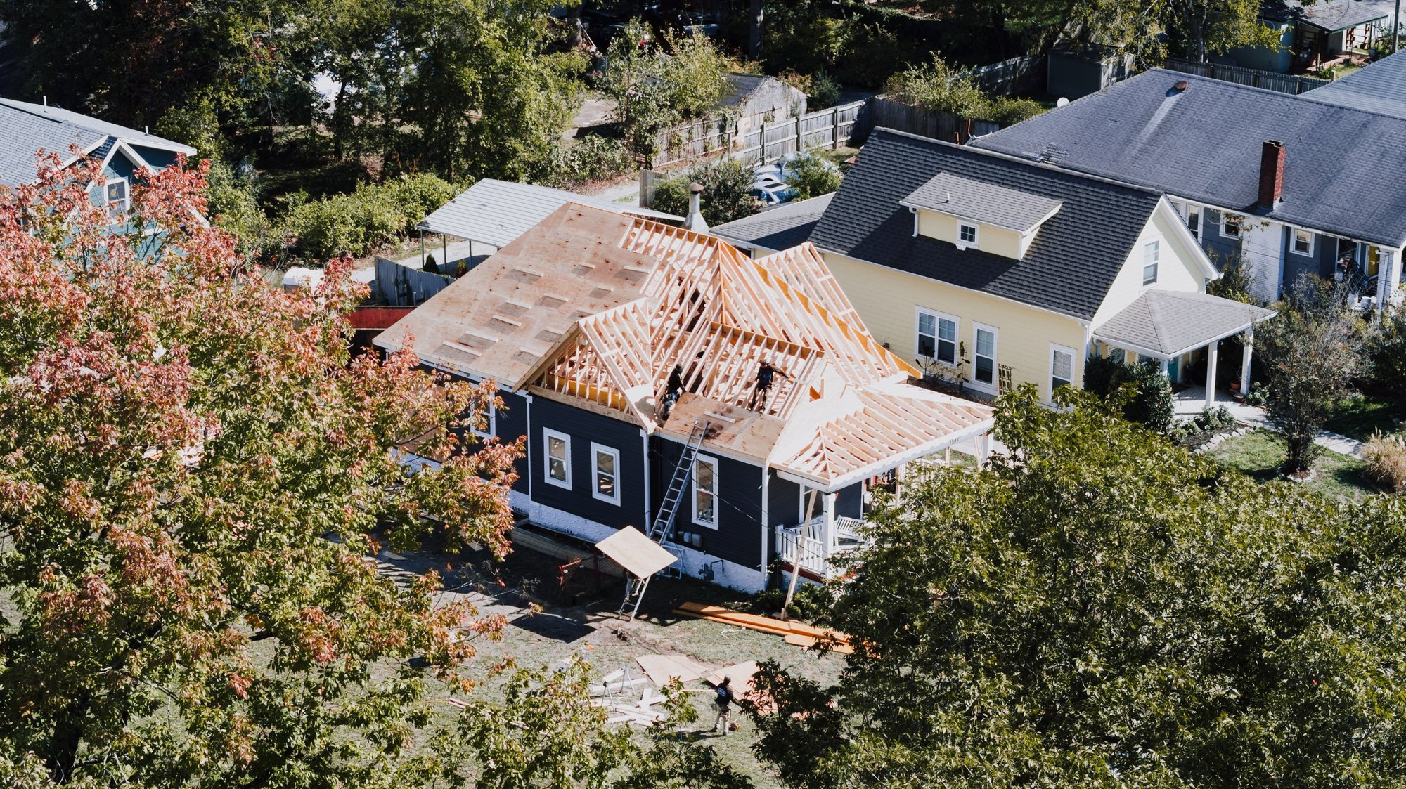 Commercial construction in progress
